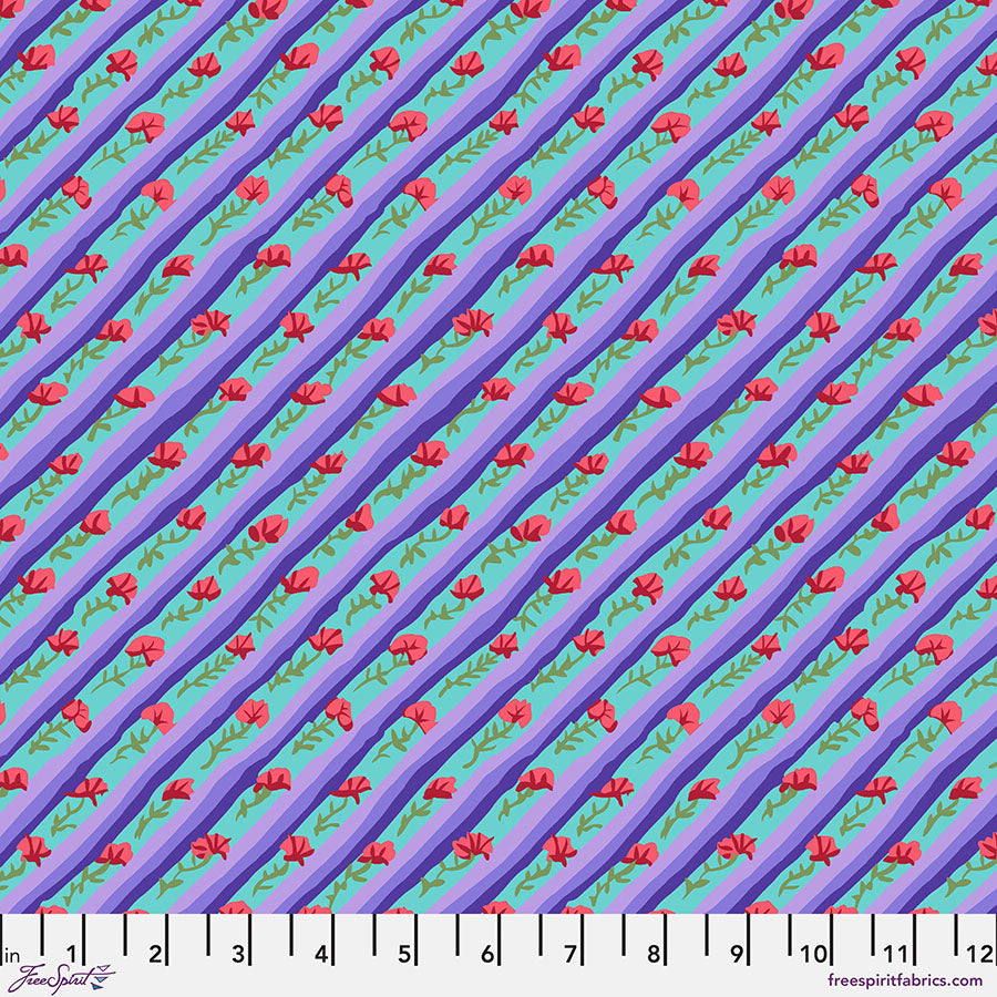Diagonal Poppy - PWGP024.Purple || Kaffe: From the Archives