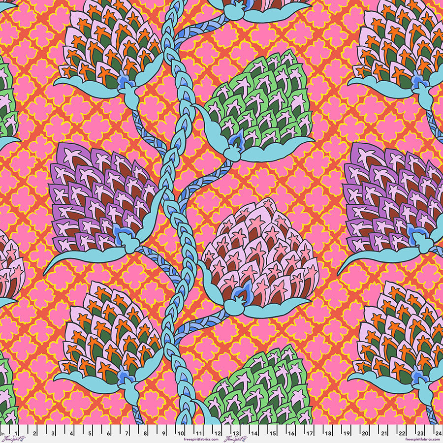 Paisley Flower - PWGP200.Fuchsia || February 2024