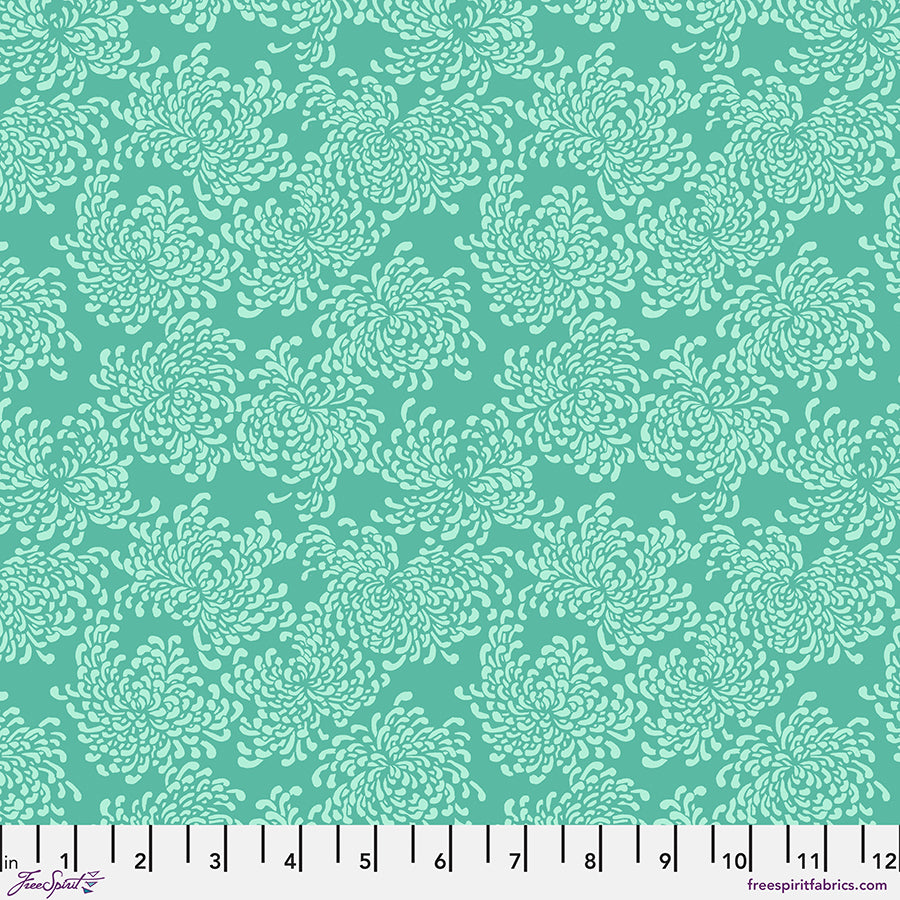 Summer Blossoms - PWSL145. Aqua || Utopia