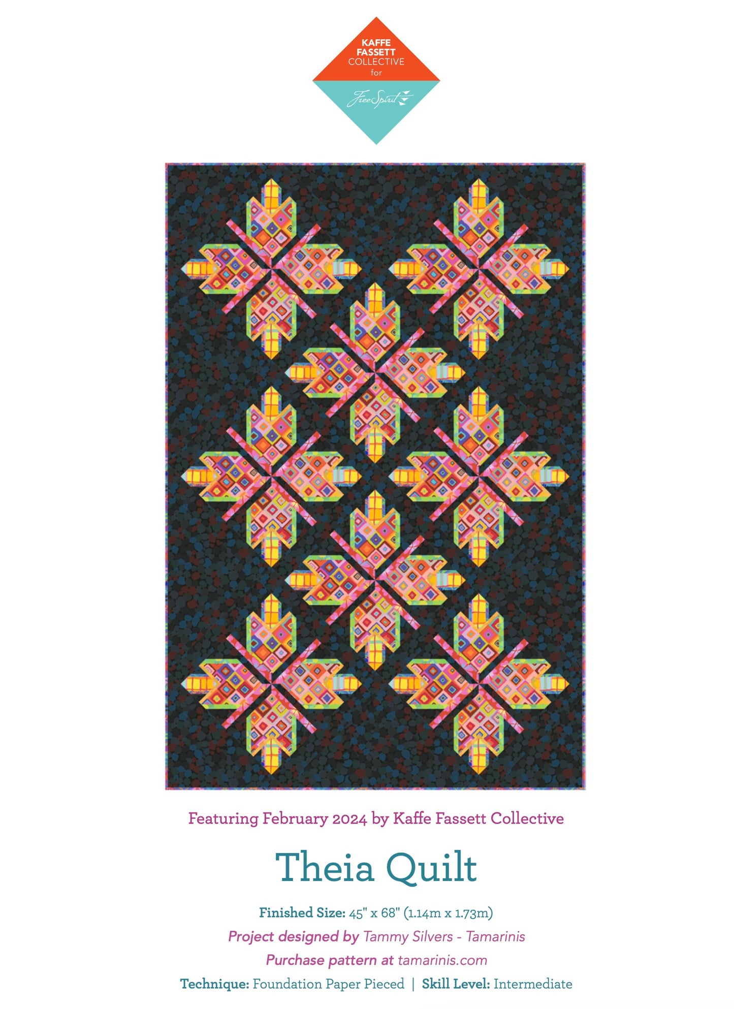 THEIA QUILT WITH Binding only