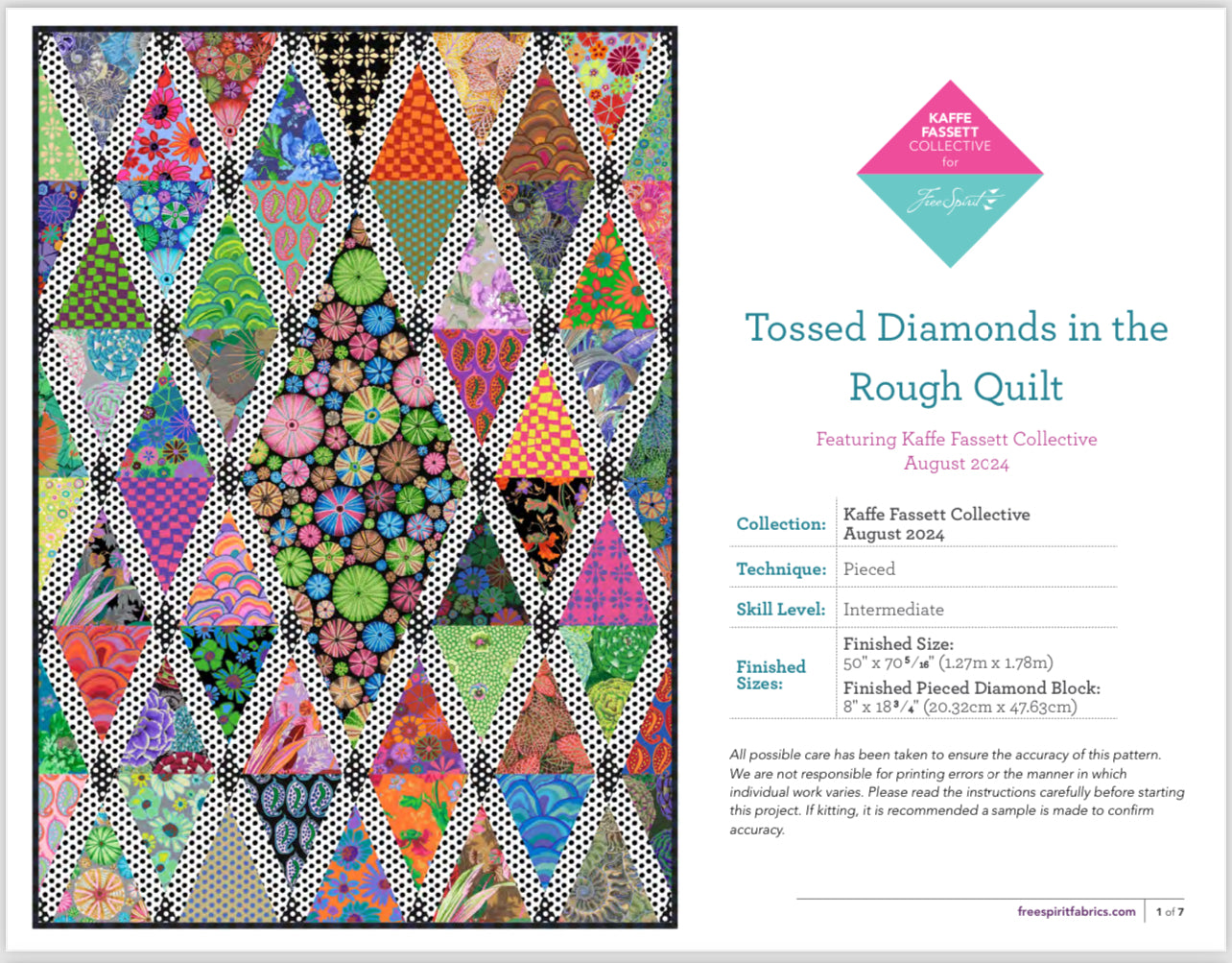 Tossed Diamonds in the Rough - Quilt Pack