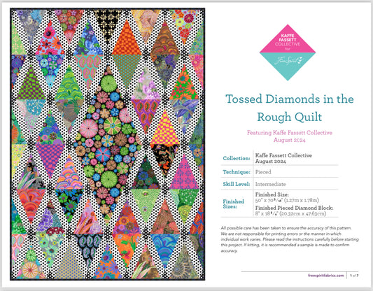 Tossed Diamonds in the Rough - Quilt Pack