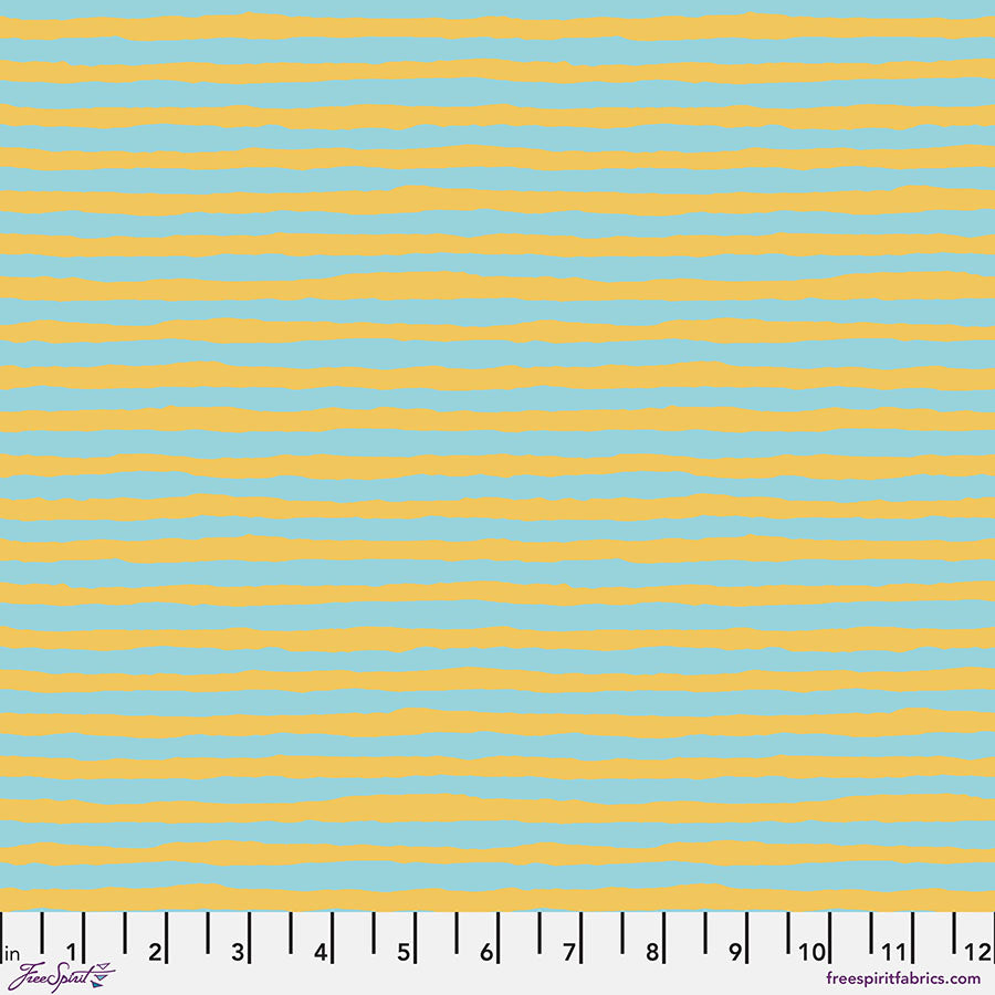 Comb Stripe - PWBM084.Turquoise || February 2024