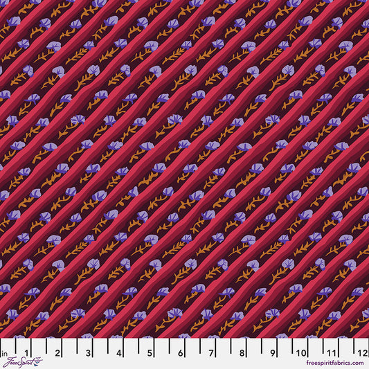 Diagonal Poppy - PWGP024.Aubergine || Kaffe: From the Archives