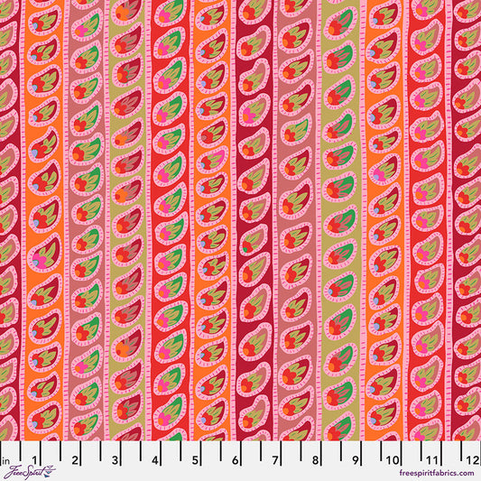 Paisley Stripe - PWGP032.Red || Kaffe: From the Archives