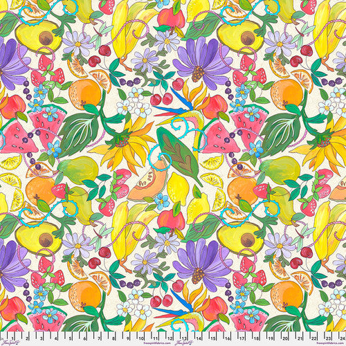 Fruit Salad & Cream - PWHG003.Cream || Fruitopia - Helen Godden