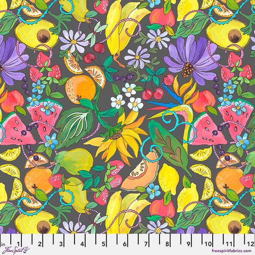 Fruit Salad & Charcoal - PWHG004.Charcoal || Fruitopia - Helen Godden
