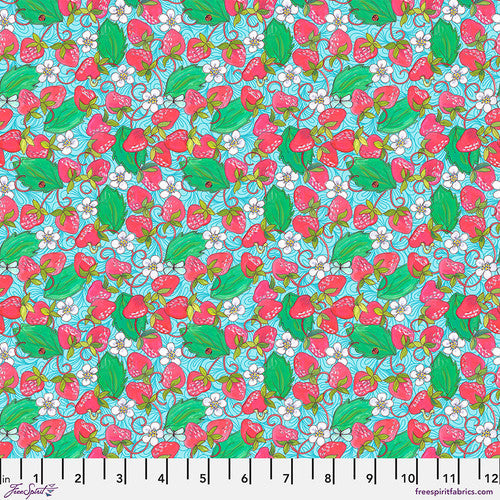 Strawberry Fields - PWHG013.Blue || Fruitopia - Helen Godden