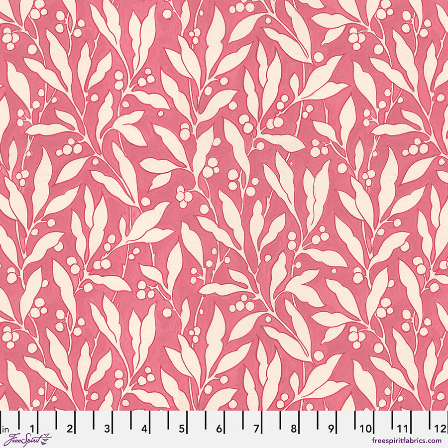 Leaf and Berry - PWSL132.Pink || Cottage Garden