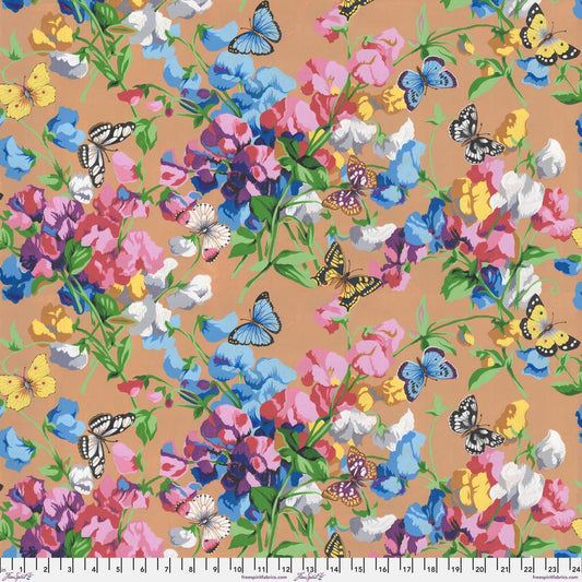 SweetPea & Butterflies - PWSL136.Multi || Cottage Garden