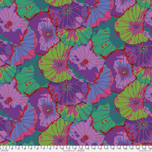 Backing Fabric - Lotus Leaf - QBGP007.Purple || Kaffe Quilt Backs