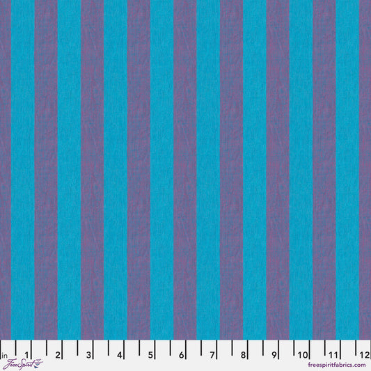 Wide Stripe - SSGP001.Blueberry || Shot Cotton Stripe