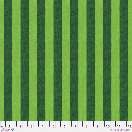 Wide Stripe - SSGP001.Watermelon || Shot Cotton Stripe