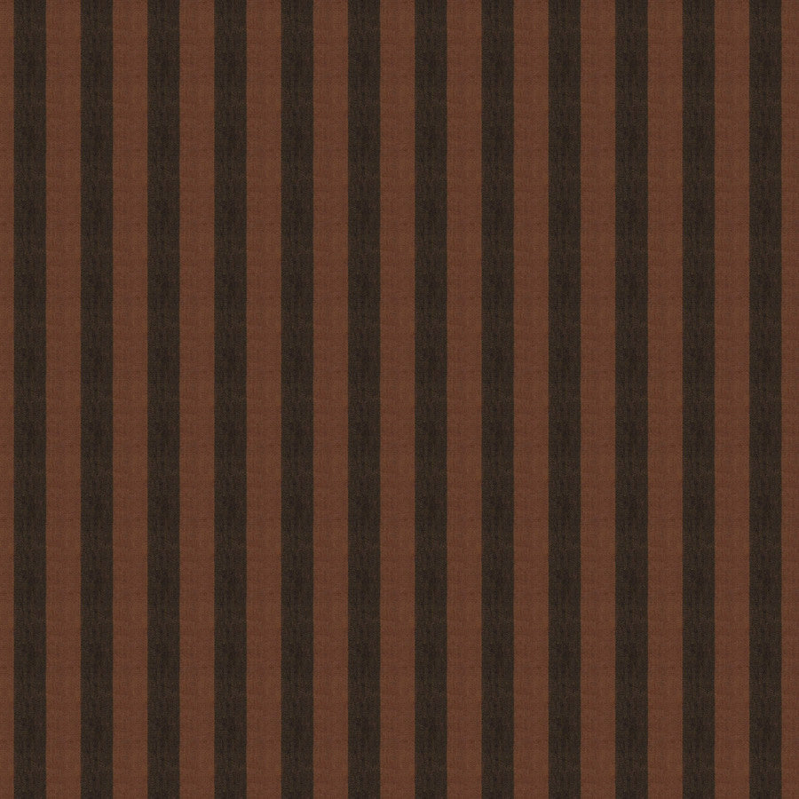 Narrow Stripe - SSGP002.Cocoa || Shot Cotton Stripe