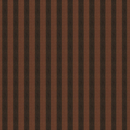 Narrow Stripe - SSGP002.Cocoa || Shot Cotton Stripe